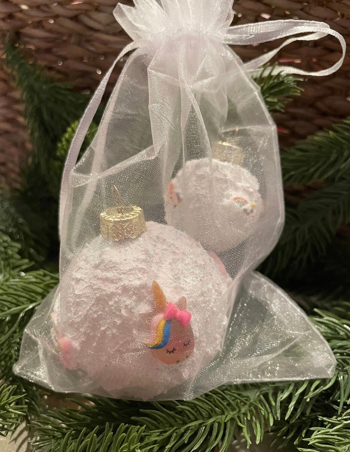 Handmade Einhorn Weihnachtskugel Set – Magischer Christbaumschmuck für Kinder