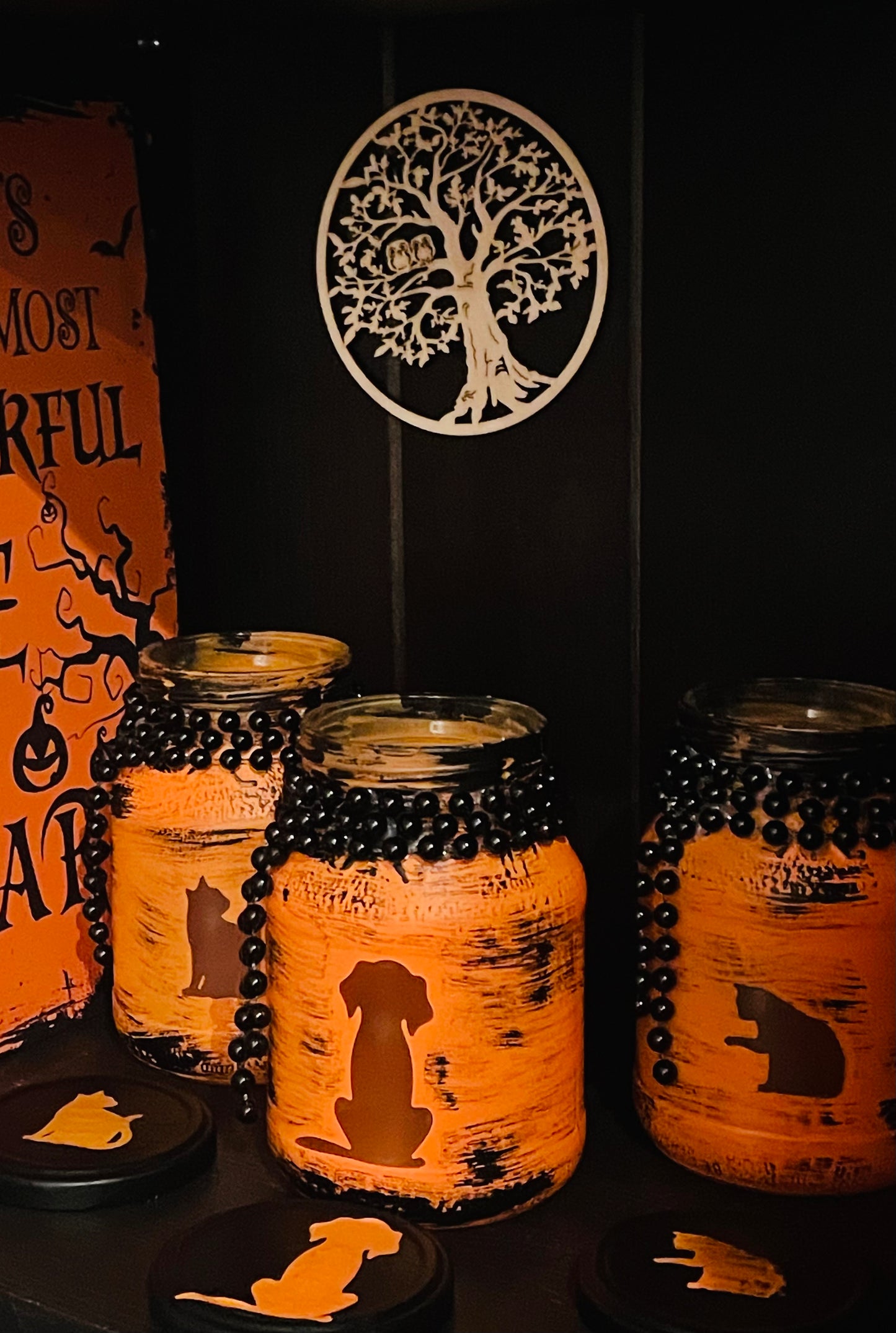 Halloween Cat Glas - 500 gr