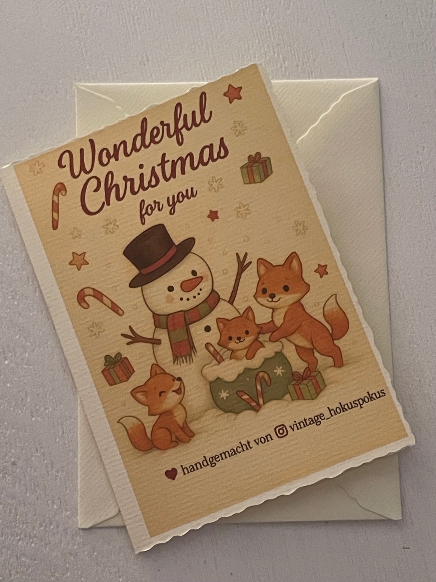 Karte & Umschlag Fuchs 🦊