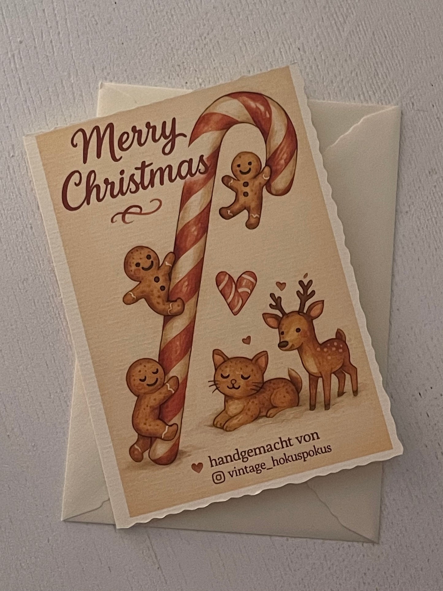 Karte & Umschlag Candy