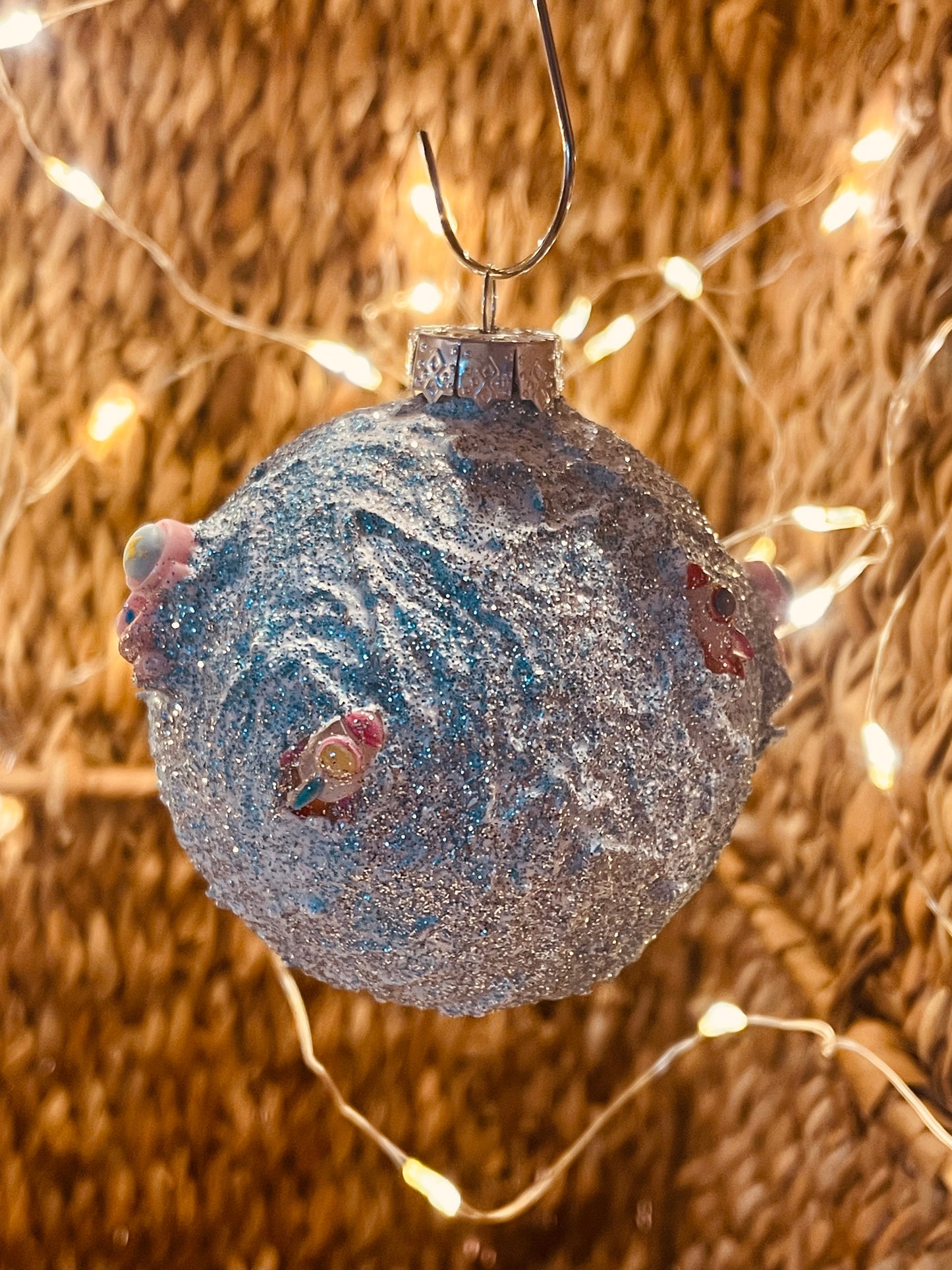 Weltall Astronaut Weihnachten Dekoration Kugel