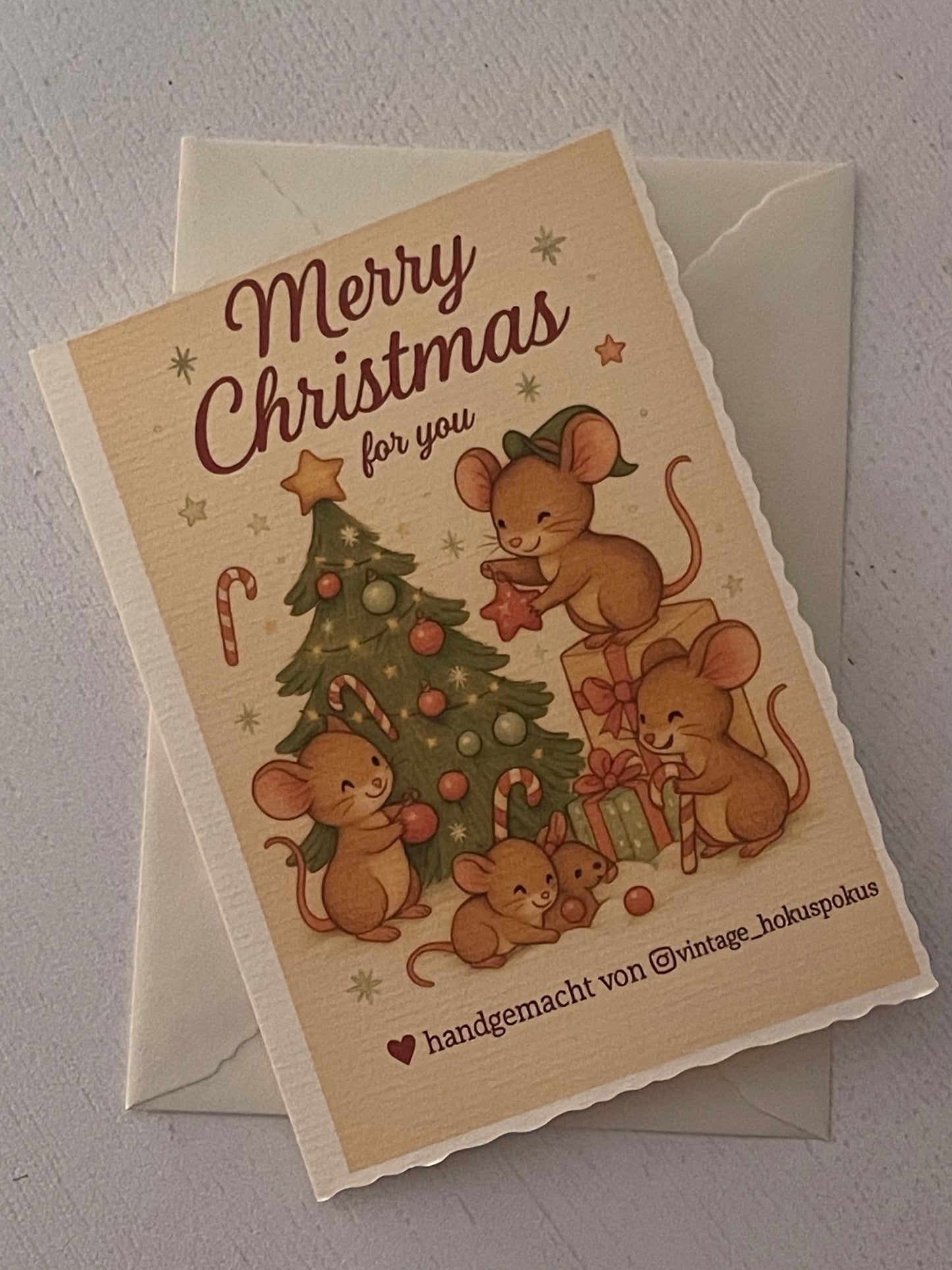 Karte & Umschlag Mouse