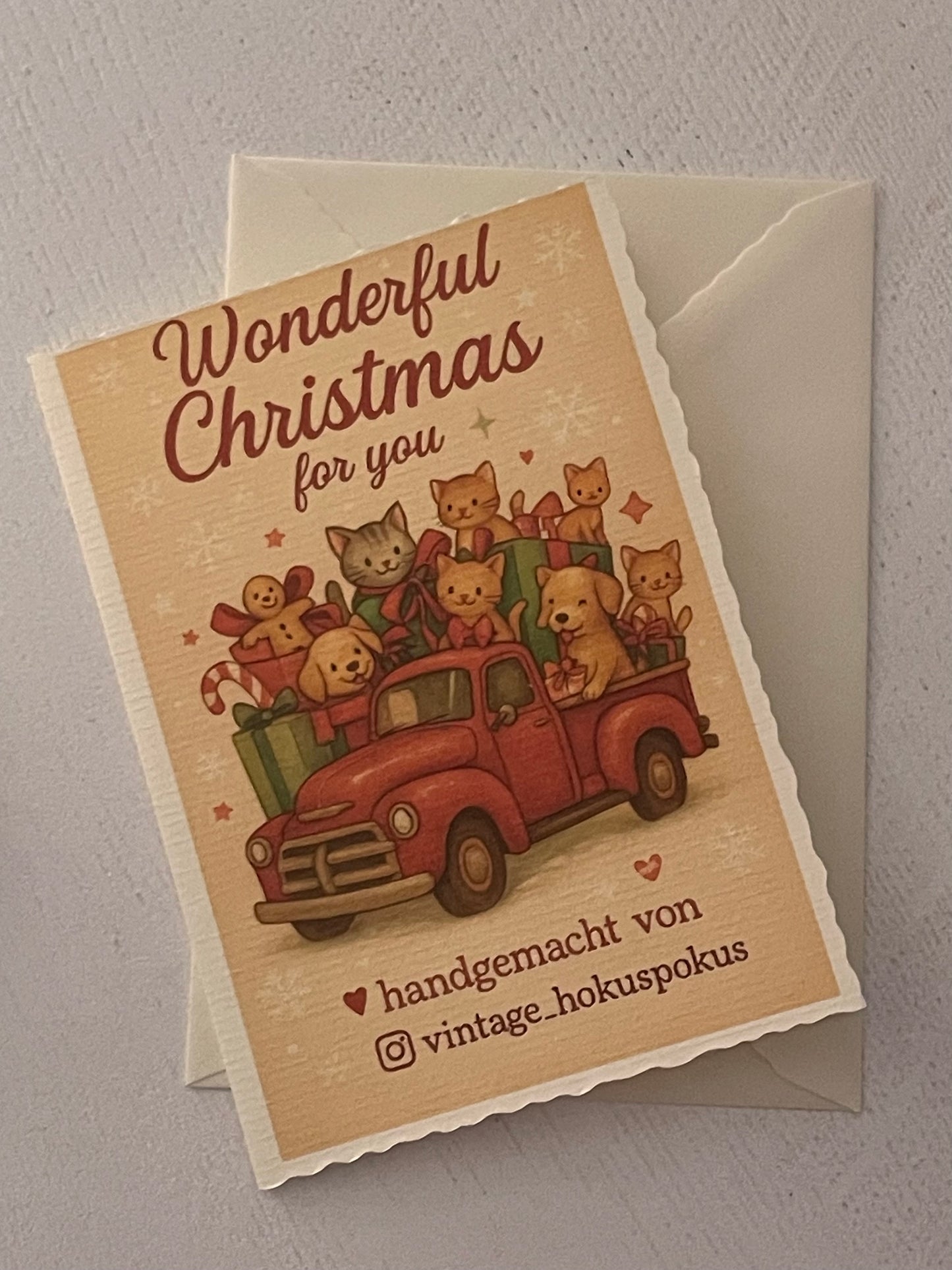 Karte & Umschlag Truck