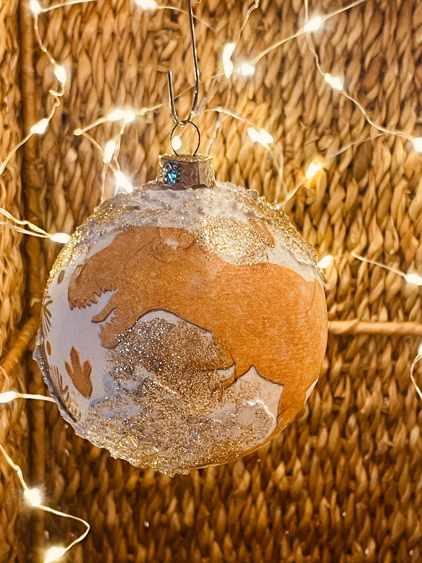 Dino Gold Kugel 8 cm