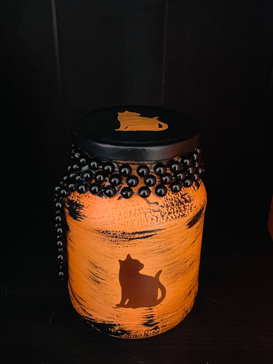 Halloween Cat Glas  - 500 gr
